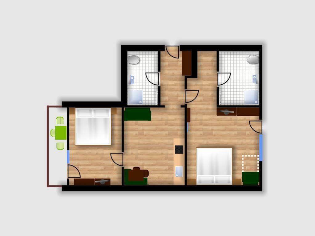 Birkenhof Premium Apart & Suites แลร์มอส ภายนอก รูปภาพ